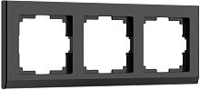 Рамка универсальная Werkel Stark 3-м. черный картинка
